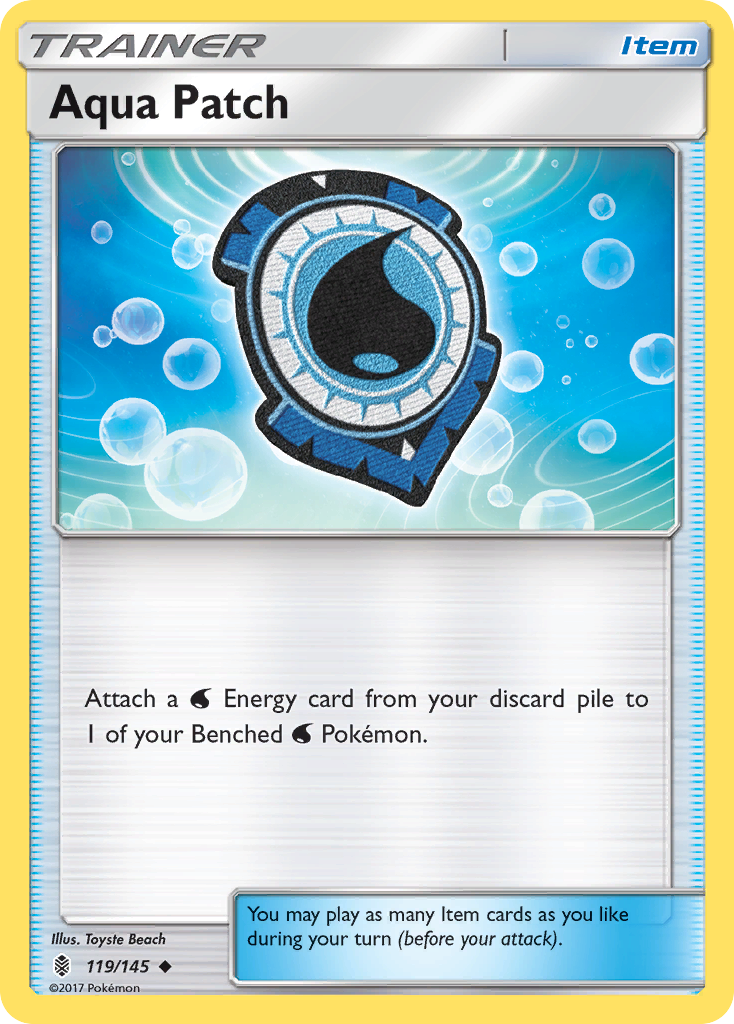 Aqua Patch (119/145) [Sun & Moon: Guardians Rising] | I Want That Stuff Brandon