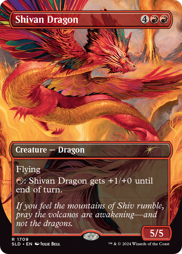 Shivan Dragon (Rainbow Foil) [Secret Lair Drop Series] | I Want That Stuff Brandon