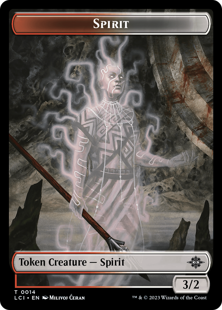 Spirit Token [The Lost Caverns of Ixalan Tokens] | I Want That Stuff Brandon