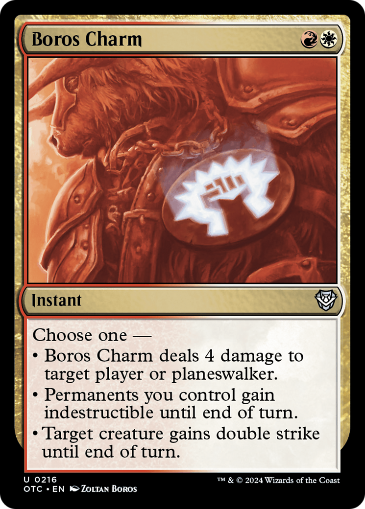 Boros Charm [Outlaws of Thunder Junction Commander] | I Want That Stuff Brandon