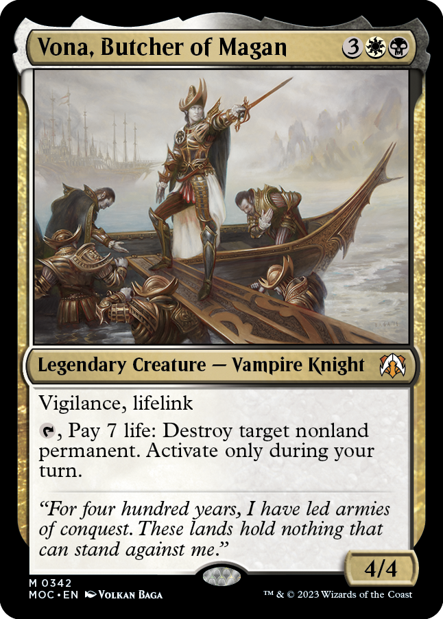 Vona, Butcher of Magan [March of the Machine Commander] | I Want That Stuff Brandon