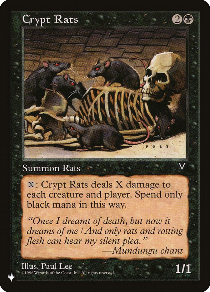 Crypt Rats [The List] | I Want That Stuff Brandon