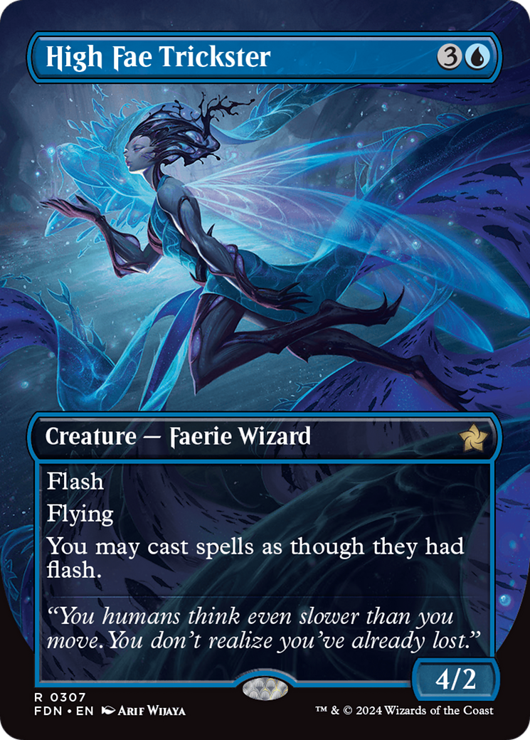 High Fae Trickster (Borderless) [Foundations] | I Want That Stuff Brandon