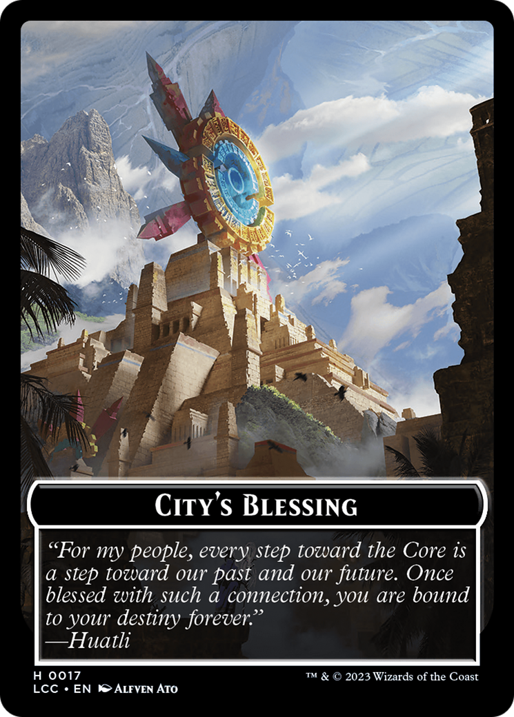 Tiny // City's Blessing Double-Sided Token [Secret Lair Drop Series] | I Want That Stuff Brandon