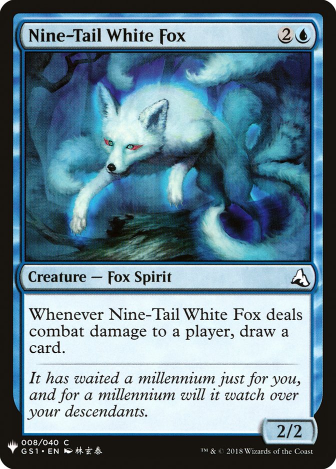 Nine-Tail White Fox [Mystery Booster] | I Want That Stuff Brandon