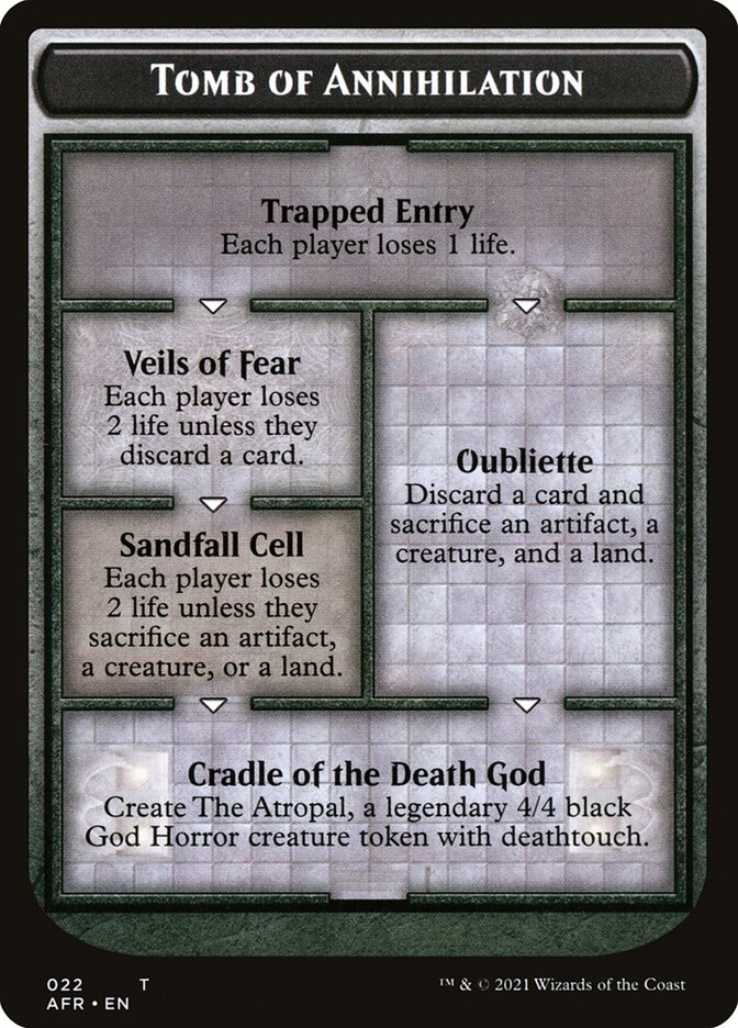 Tomb of Annihilation Token (Oversized) [Oversize Cards] | I Want That Stuff Brandon