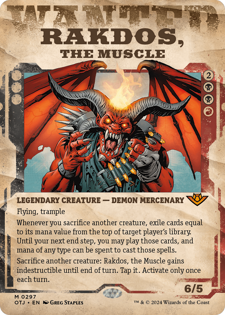 Rakdos, the Muscle (Showcase) [Outlaws of Thunder Junction] | I Want That Stuff Brandon