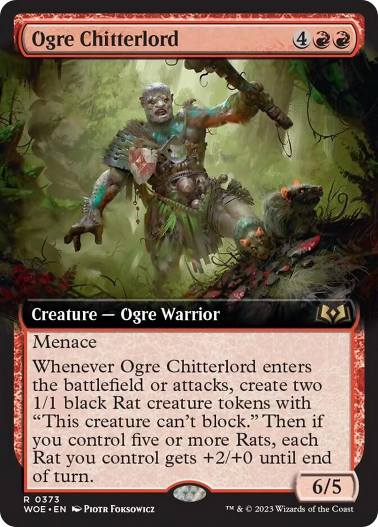 Ogre Chitterlord (Extended Art) [Wilds of Eldraine] | I Want That Stuff Brandon