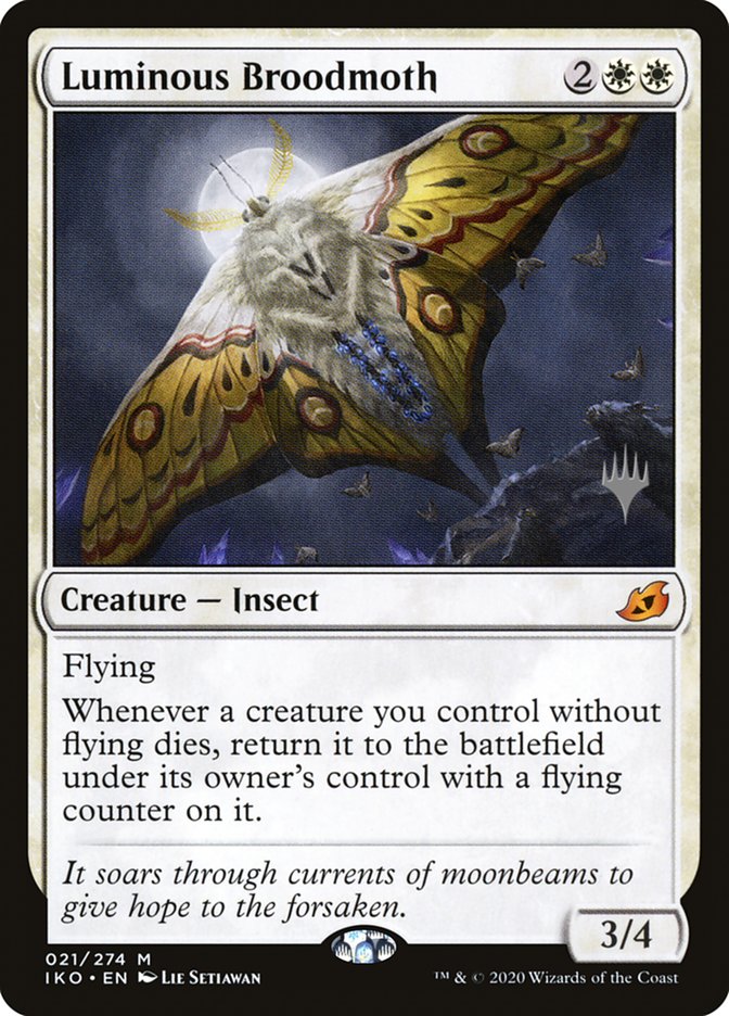 Luminous Broodmoth (Promo Pack) [Ikoria: Lair of Behemoths Promos] | I Want That Stuff Brandon