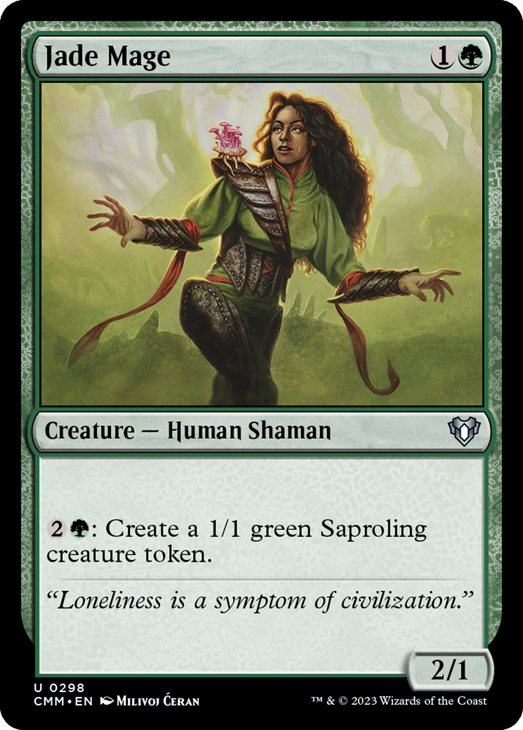 Jade Mage [Commander Masters] | I Want That Stuff Brandon