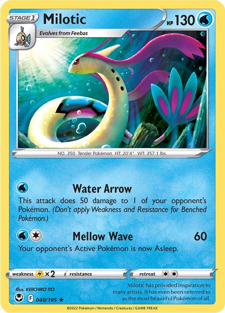 Milotic (040/195) [Sword & Shield: Silver Tempest] | I Want That Stuff Brandon