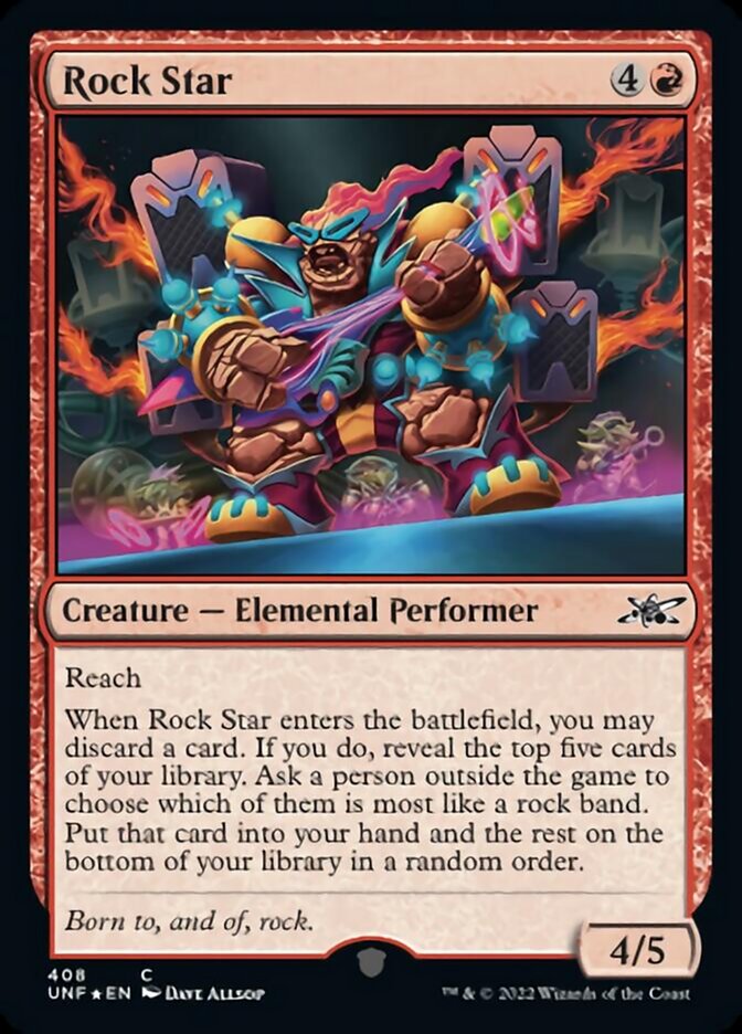 Rock Star (Galaxy Foil) [Unfinity] | I Want That Stuff Brandon