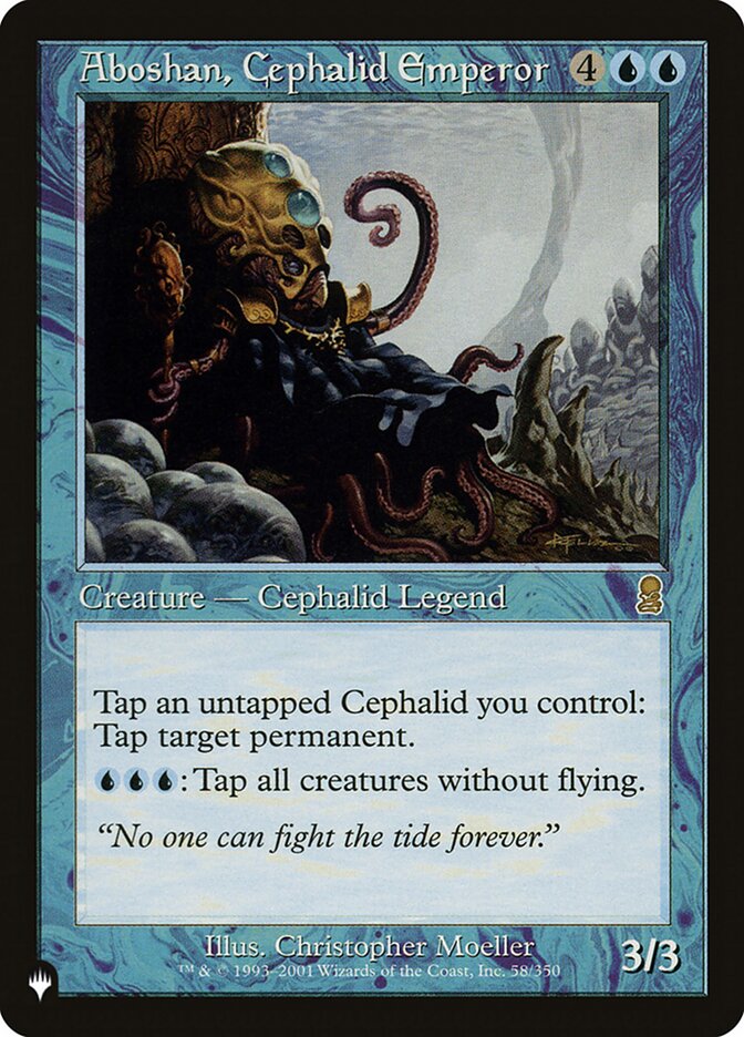 Aboshan, Cephalid Emperor [The List] | I Want That Stuff Brandon