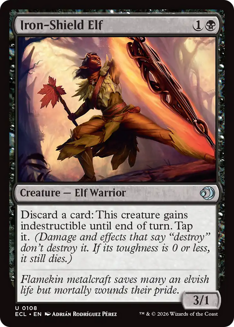 Iron-Shield Elf [Lorwyn Eclipsed] | I Want That Stuff Brandon
