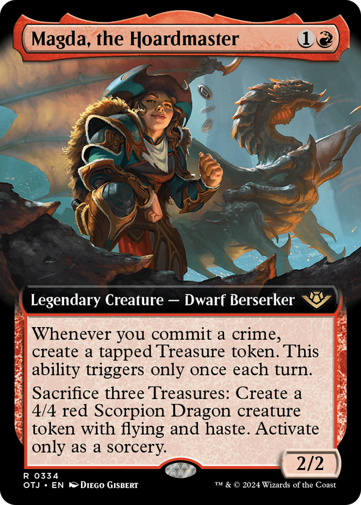 Magda, the Hoardmaster (Extended Art) [Outlaws of Thunder Junction] | I Want That Stuff Brandon