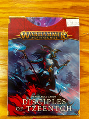 Warhammer Age of Sigmar - Disciples of Tzeentch Warscroll Cards | I Want That Stuff Brandon