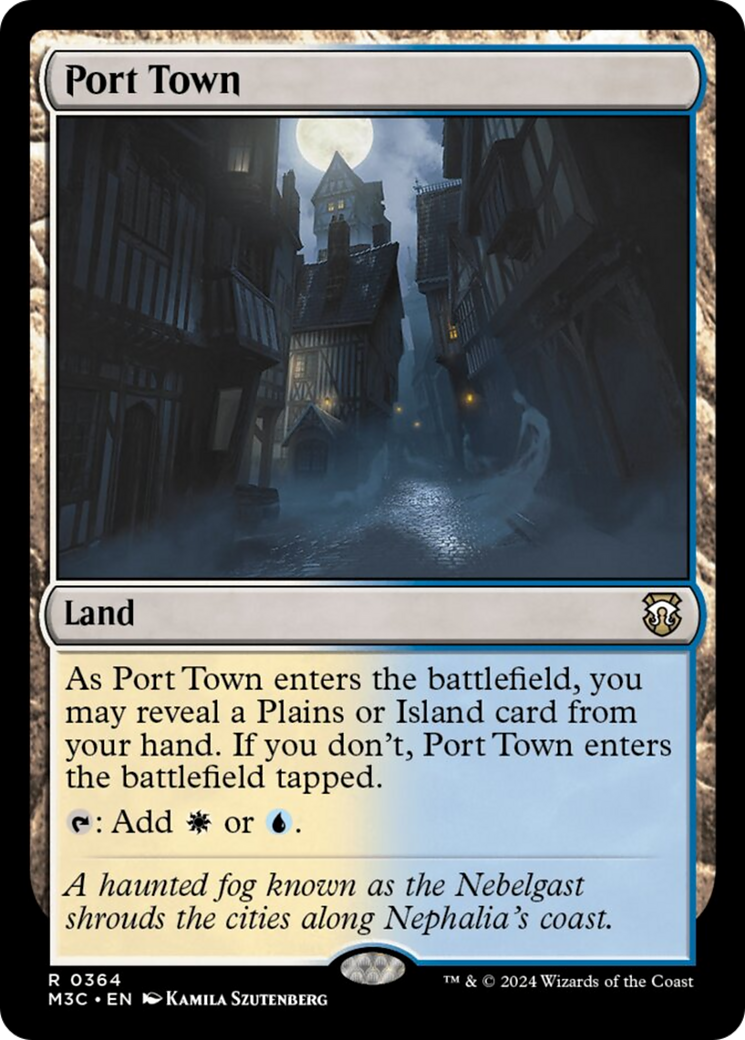 Port Town (Ripple Foil) [Modern Horizons 3 Commander] | I Want That Stuff Brandon