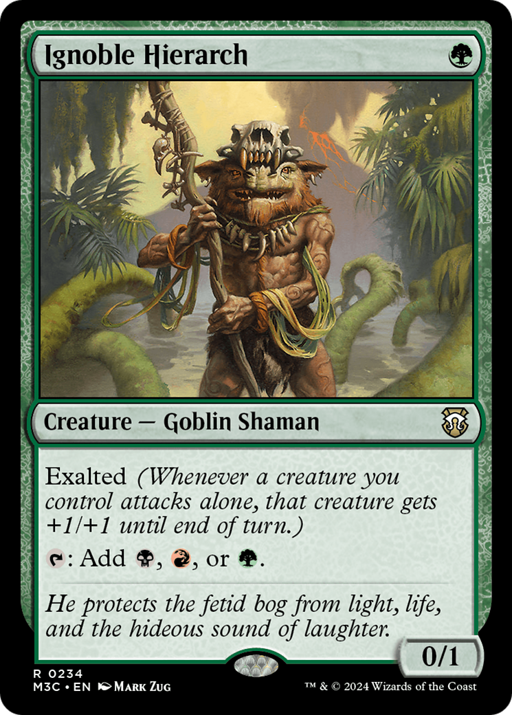 Ignoble Hierarch (Ripple Foil) [Modern Horizons 3 Commander] | I Want That Stuff Brandon
