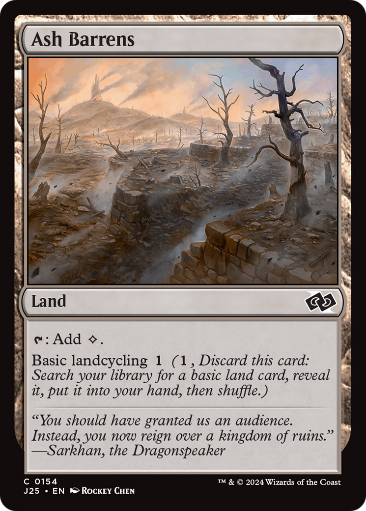 Ash Barrens [Foundations Jumpstart] | I Want That Stuff Brandon