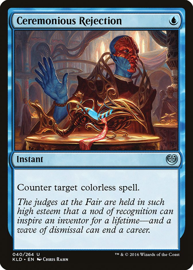 Ceremonious Rejection [Kaladesh] | I Want That Stuff Brandon