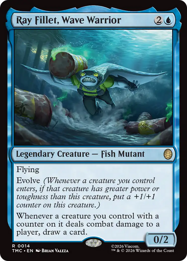 Ray Fillet, Wave Warrior [Teenage Mutant Ninja Turtles Commander] | I Want That Stuff Brandon