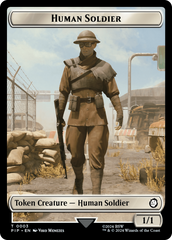 Food (0013) // Human Soldier Double-Sided Token [Fallout Tokens] | I Want That Stuff Brandon