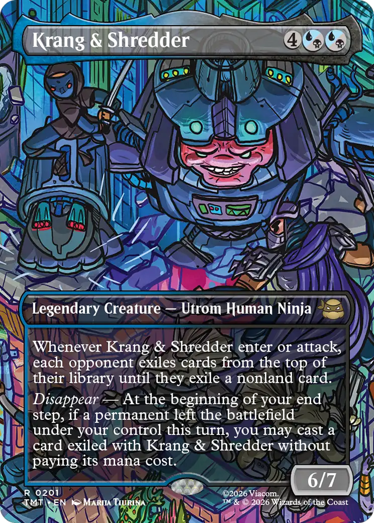 Krang & Shredder (Borderless) [Teenage Mutant Ninja Turtles] | I Want That Stuff Brandon