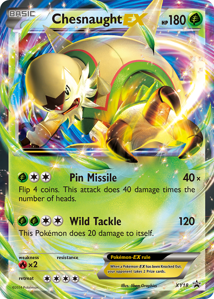 Chesnaught EX (XY18) [XY: Black Star Promos] | I Want That Stuff Brandon