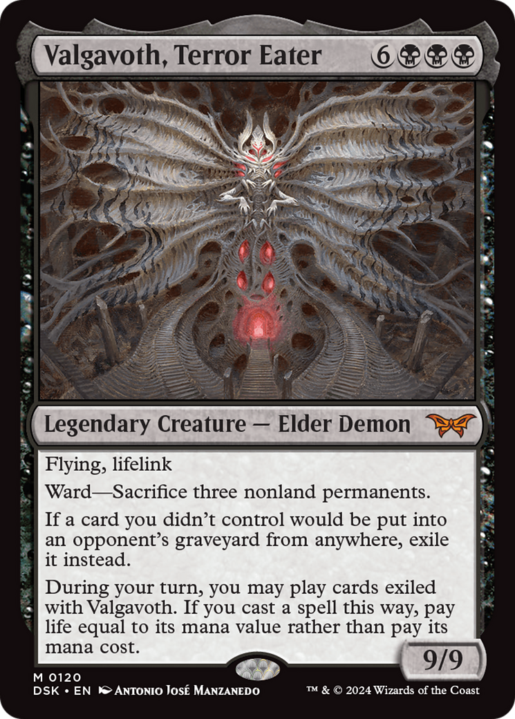 Valgavoth, Terror Eater [Duskmourn: House of Horror] | I Want That Stuff Brandon