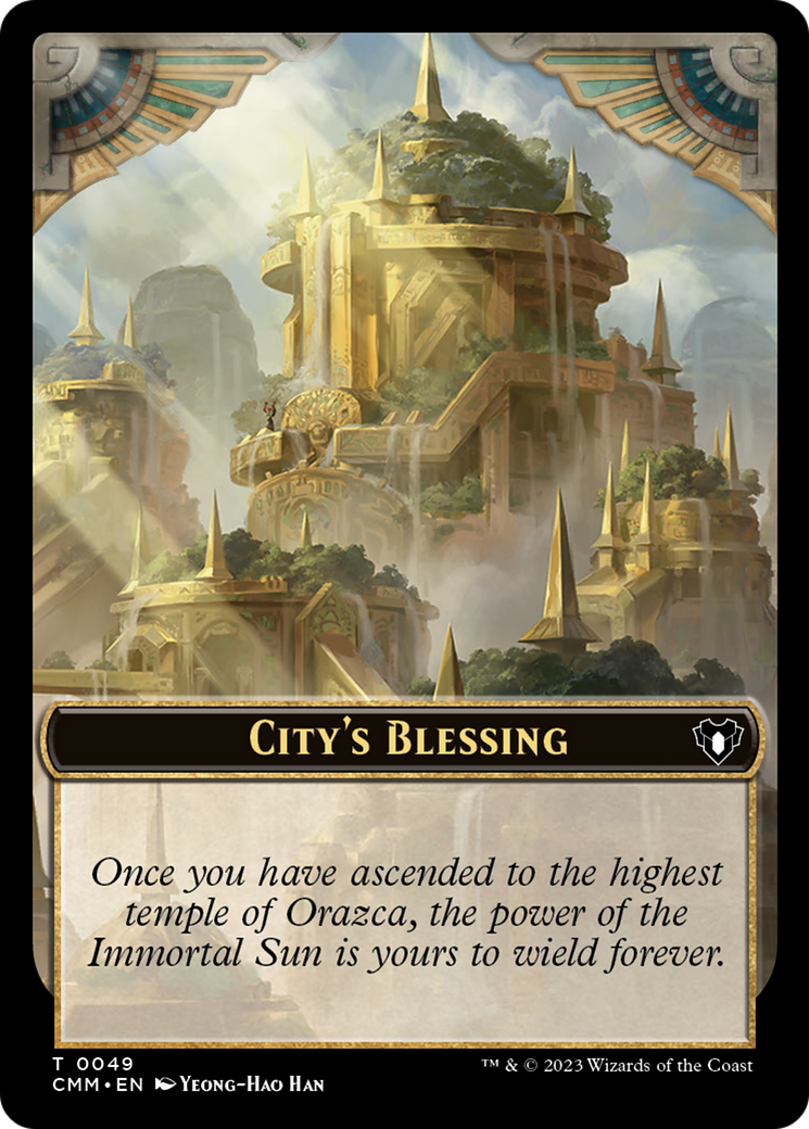 City's Blessing // Ogre Double-Sided Token [Commander Masters Tokens] | I Want That Stuff Brandon