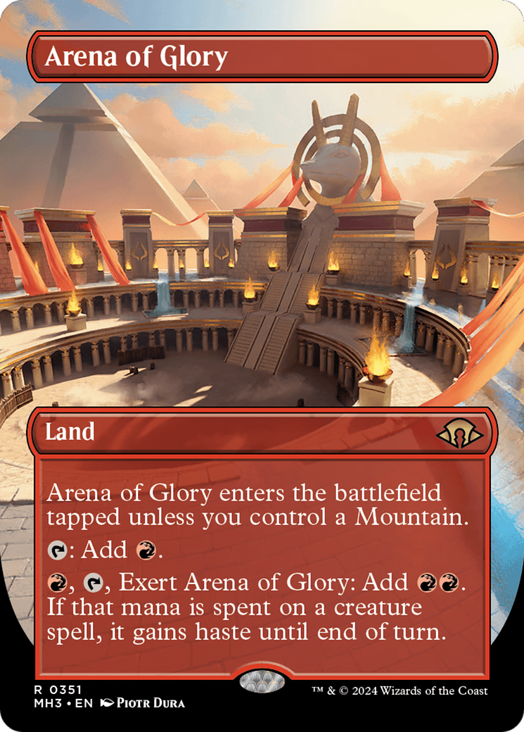 Arena of Glory (Borderless) [Modern Horizons 3] | I Want That Stuff Brandon