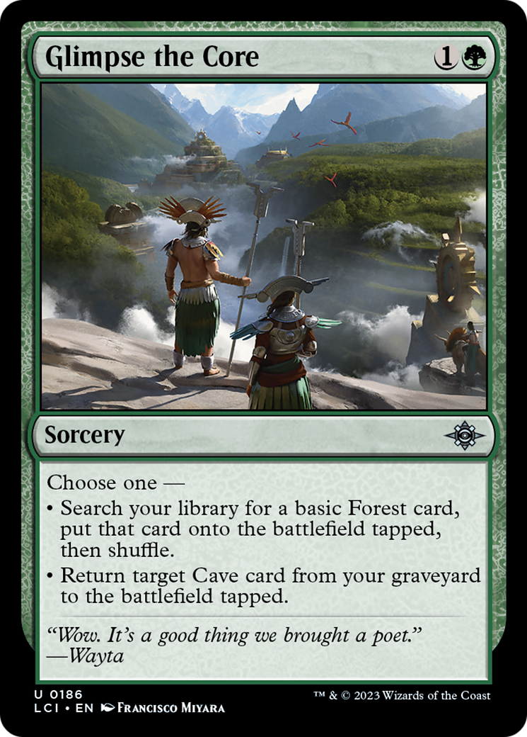 Glimpse the Core [The Lost Caverns of Ixalan] | I Want That Stuff Brandon