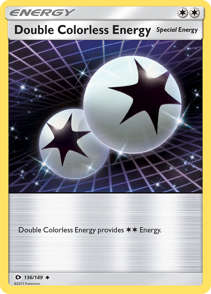 Double Colorless Energy (136/149) [Sun & Moon: Base Set] | I Want That Stuff Brandon