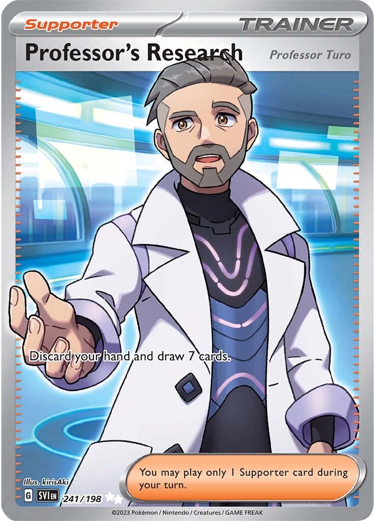 Professor's Research (Professor Turo) (241/198) [Scarlet & Violet: Base Set] | I Want That Stuff Brandon