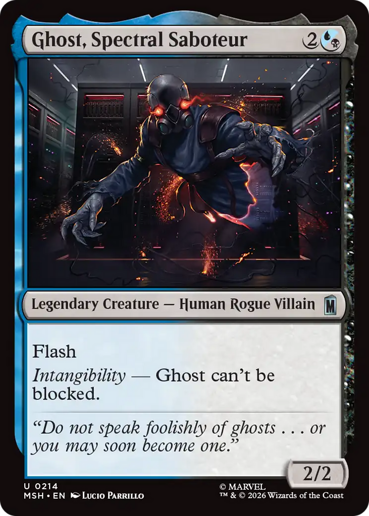 Ghost, Spectral Saboteur [Marvel Super Heroes] | I Want That Stuff Brandon