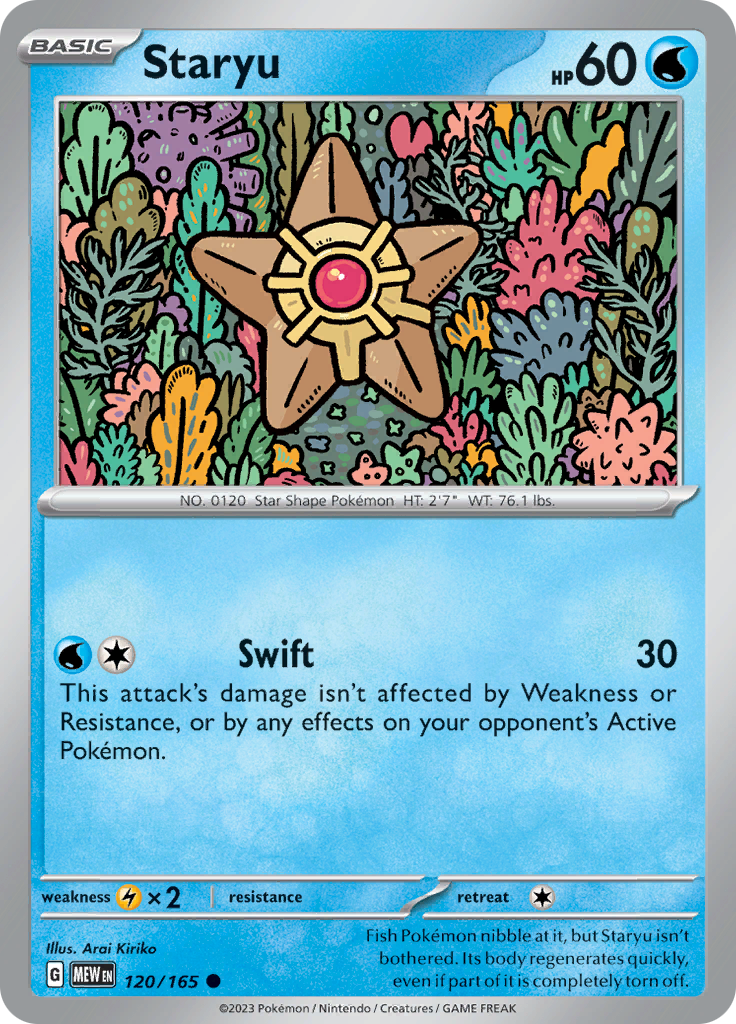 Staryu (120/165) [Scarlet & Violet: 151] | I Want That Stuff Brandon