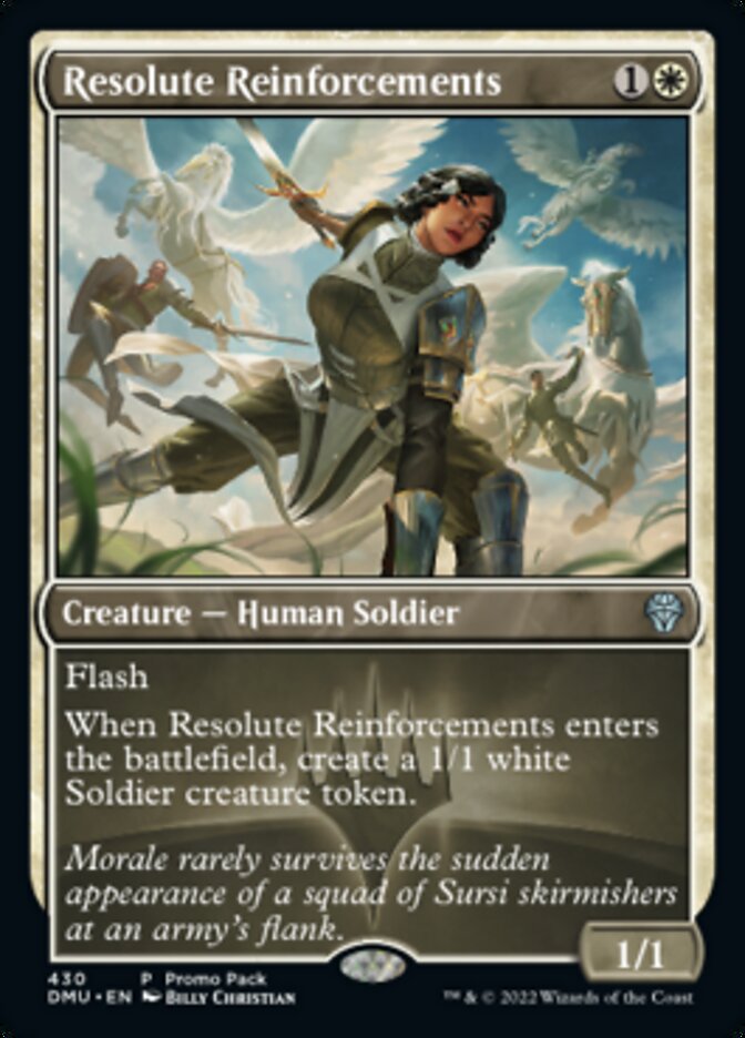 Resolute Reinforcements (Promo Pack) [Dominaria United Promos] | I Want That Stuff Brandon