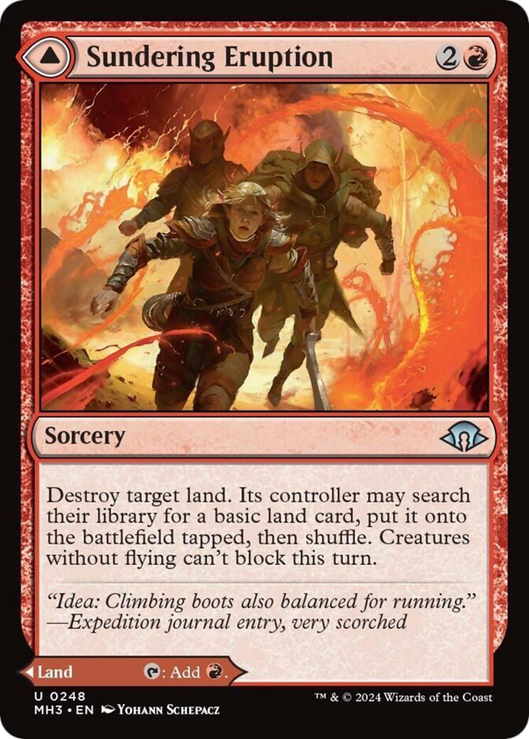 Sundering Eruption // Volcanic Fissure [Modern Horizons 3] | I Want That Stuff Brandon