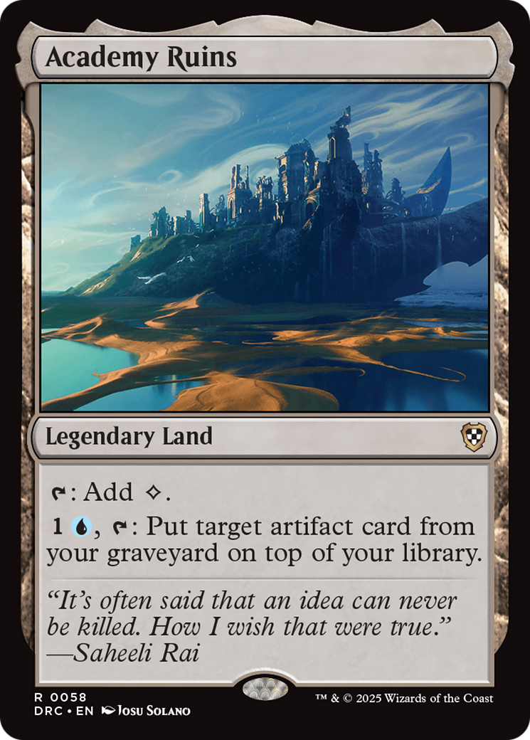 Academy Ruins [Aetherdrift Commander] | I Want That Stuff Brandon