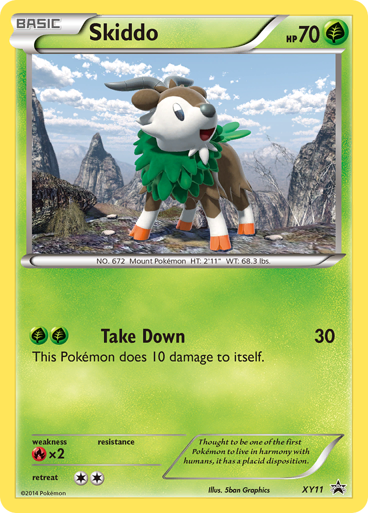 Skiddo (XY11) [XY: Black Star Promos] | I Want That Stuff Brandon