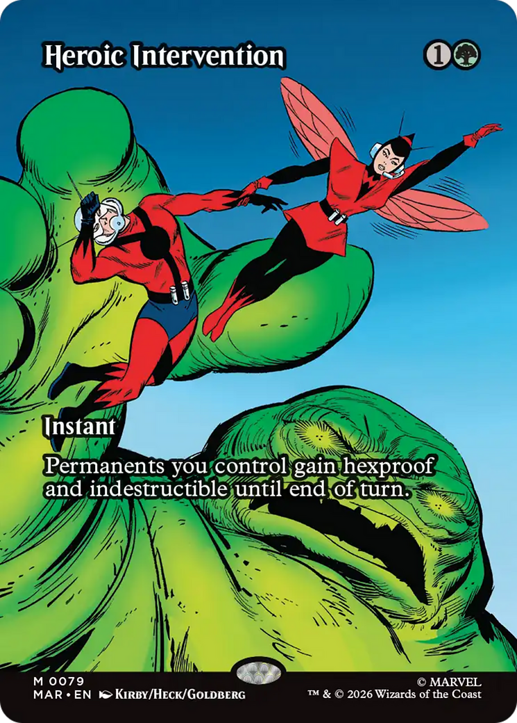 Heroic Intervention (0079) (Borderless) [Marvel Universe: Eternal-Legal] | I Want That Stuff Brandon