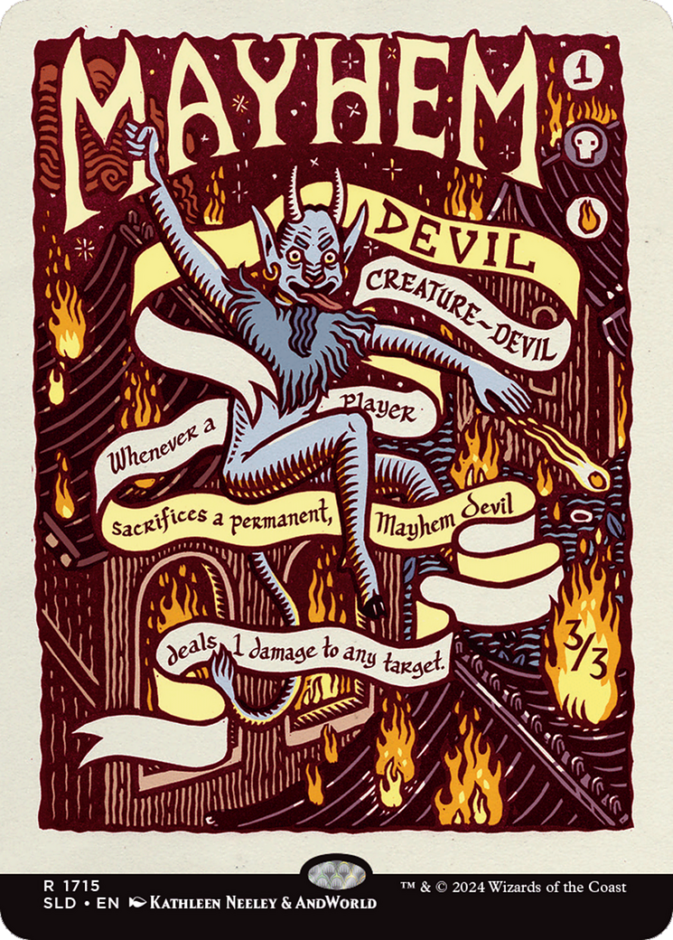 Mayhem Devil (Rainbow Foil) [Secret Lair Drop Series] | I Want That Stuff Brandon