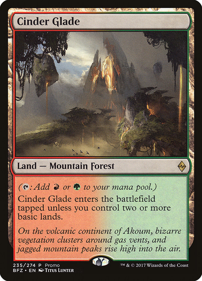 Cinder Glade (Promo) [Standard Showdown Promos] | I Want That Stuff Brandon