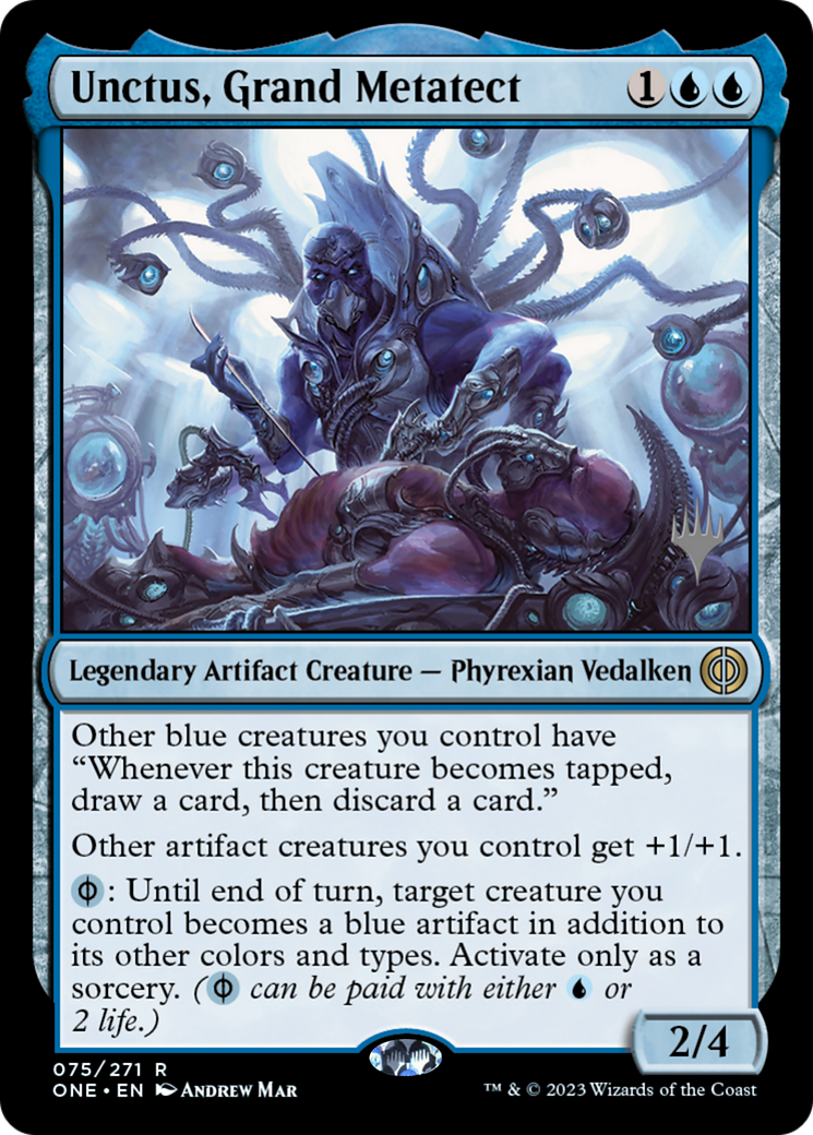 Unctus, Grand Metatect (Promo Pack) [Phyrexia: All Will Be One Promos] | I Want That Stuff Brandon