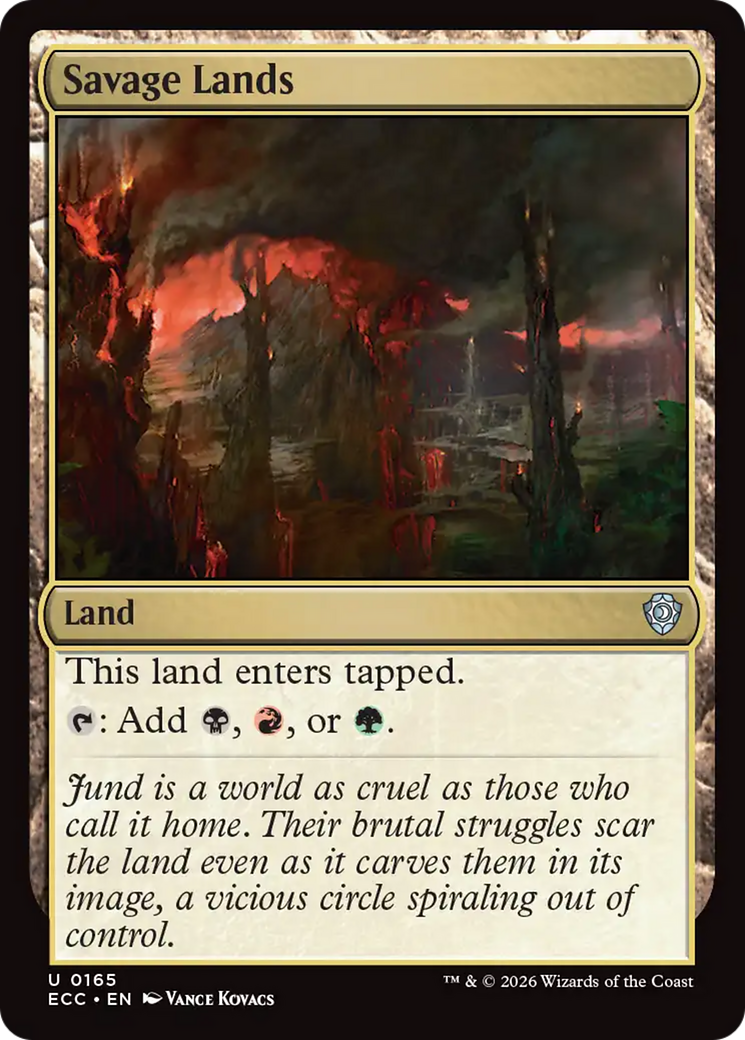 Savage Lands [Lorwyn Eclipsed Commander] | I Want That Stuff Brandon