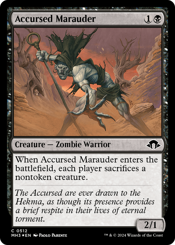 Accursed Marauder (Ripple Foil) [Modern Horizons 3] | I Want That Stuff Brandon