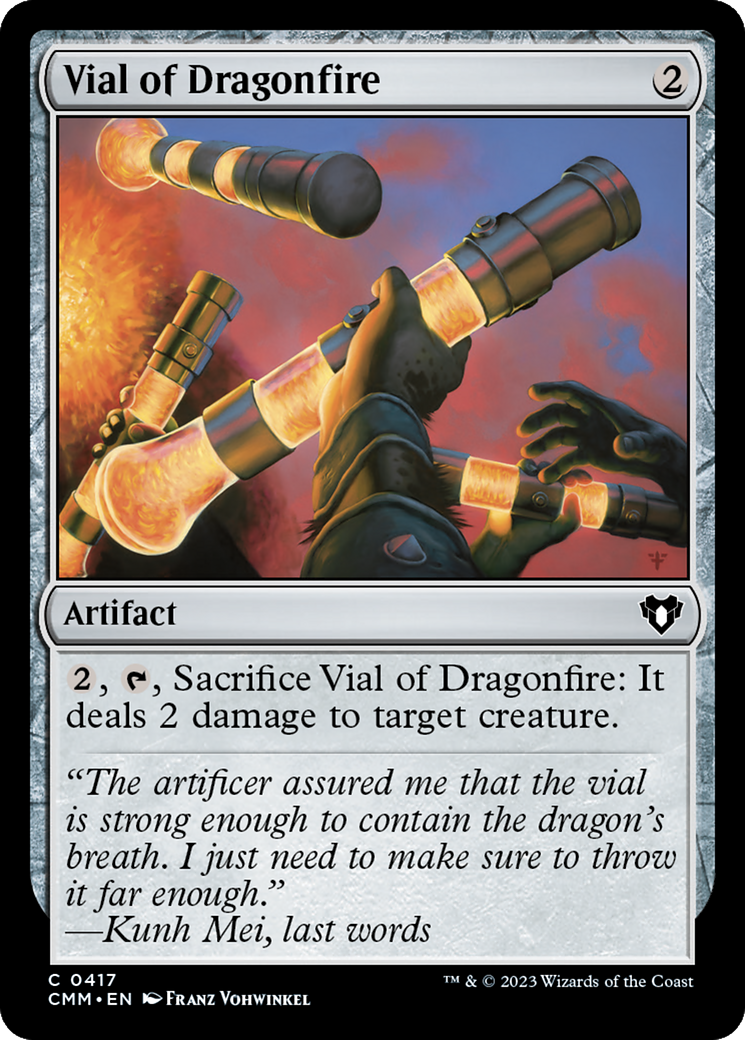 Vial of Dragonfire [Commander Masters] | I Want That Stuff Brandon