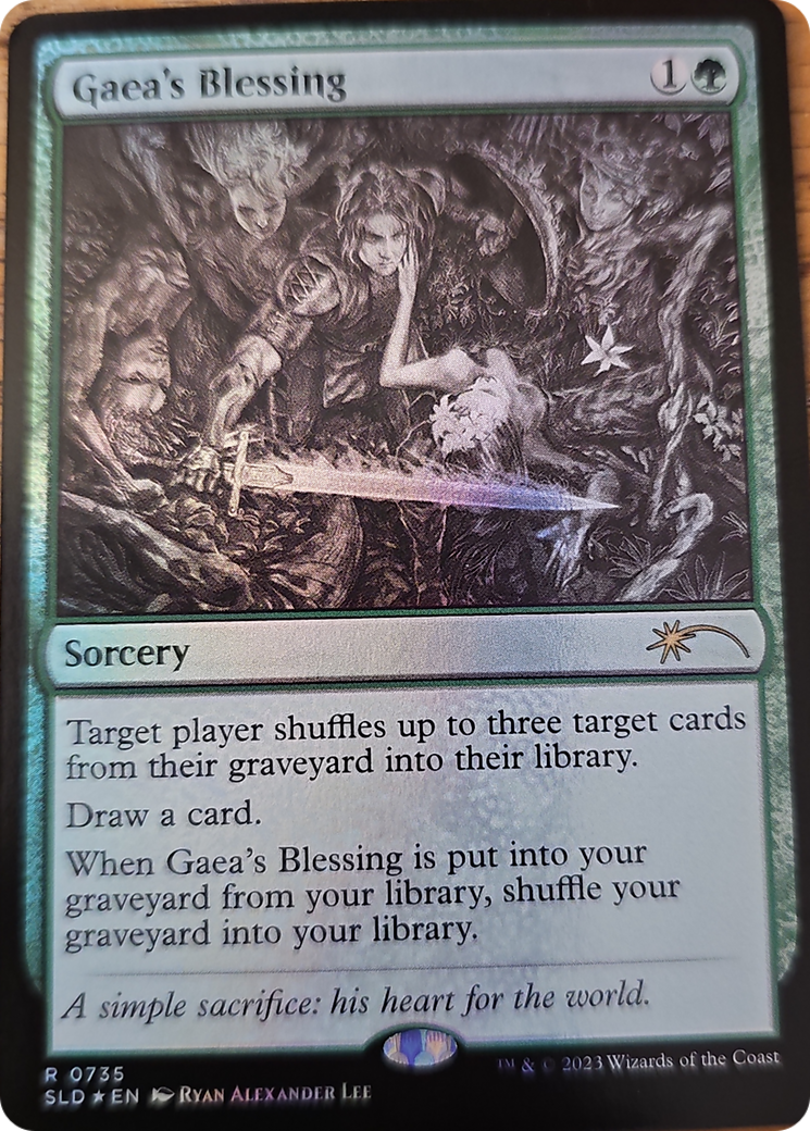 Gaea's Blessing (Sketch Showcase) [Secret Lair Drop Series] | I Want That Stuff Brandon