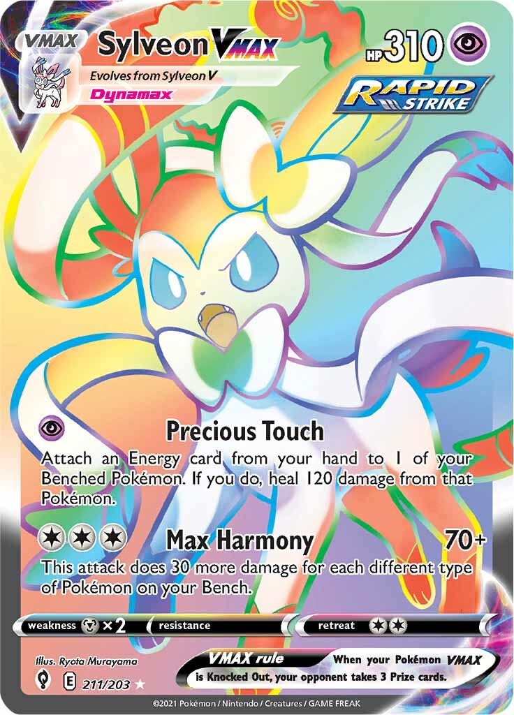 Sylveon VMAX (211/203) [Sword & Shield: Evolving Skies] | I Want That Stuff Brandon