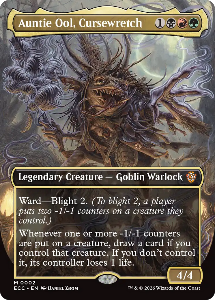 Auntie Ool, Cursewretch (Borderless) [Lorwyn Eclipsed Commander] | I Want That Stuff Brandon